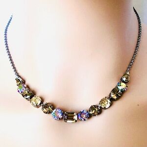 COPY - Sorrelli Mirage Crystal Tennis Half Line Necklace NWT